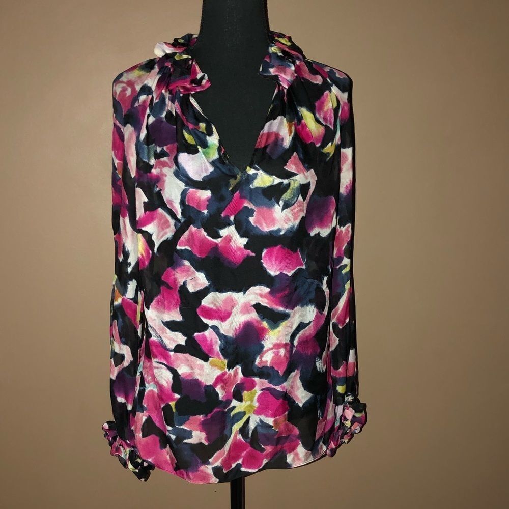 Diane Von Furstenberg 100% Silk Blouse